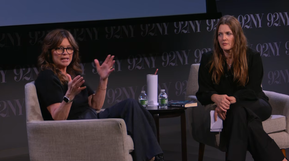 Valerie Bertinelli talking about her new book with Drew Barrymore on March 24, 2026 | Source: YouTube/The 92nd Street Y, New York