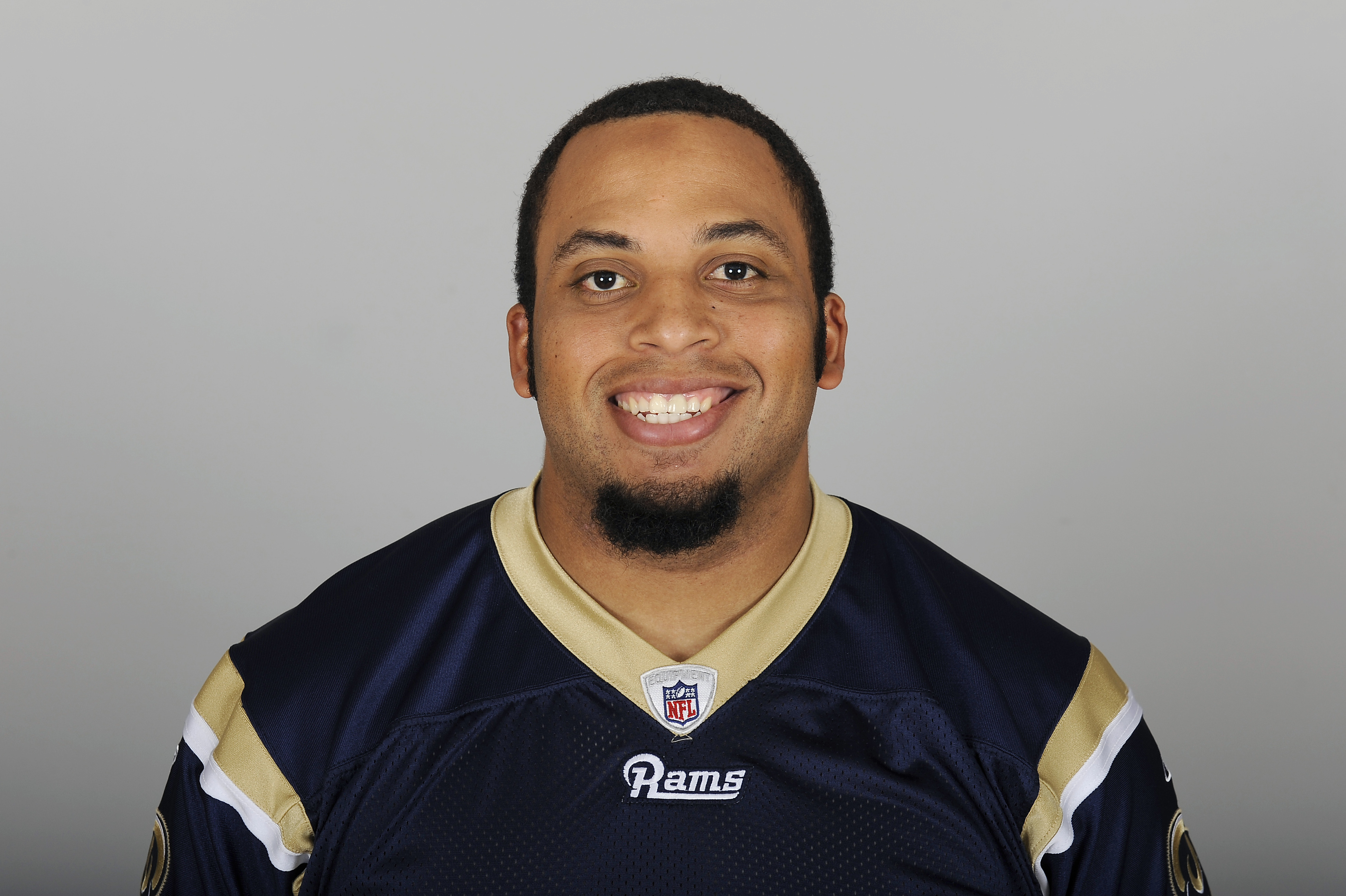 The former football player posing for his 2010 NFL headshot in 2010 in St. Louis, Missouri. | Source: Getty Images