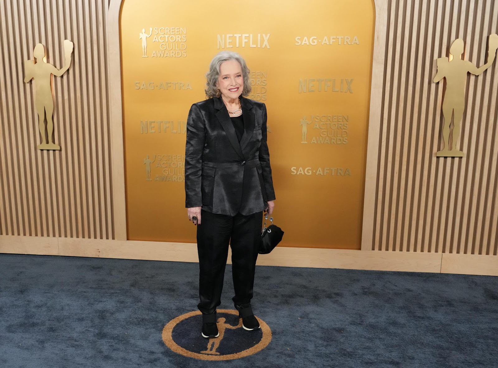 Kathy Bates attends the 31st Annual Screen Actors Guild Awards, on February 23, 2025 | Source: Getty Images