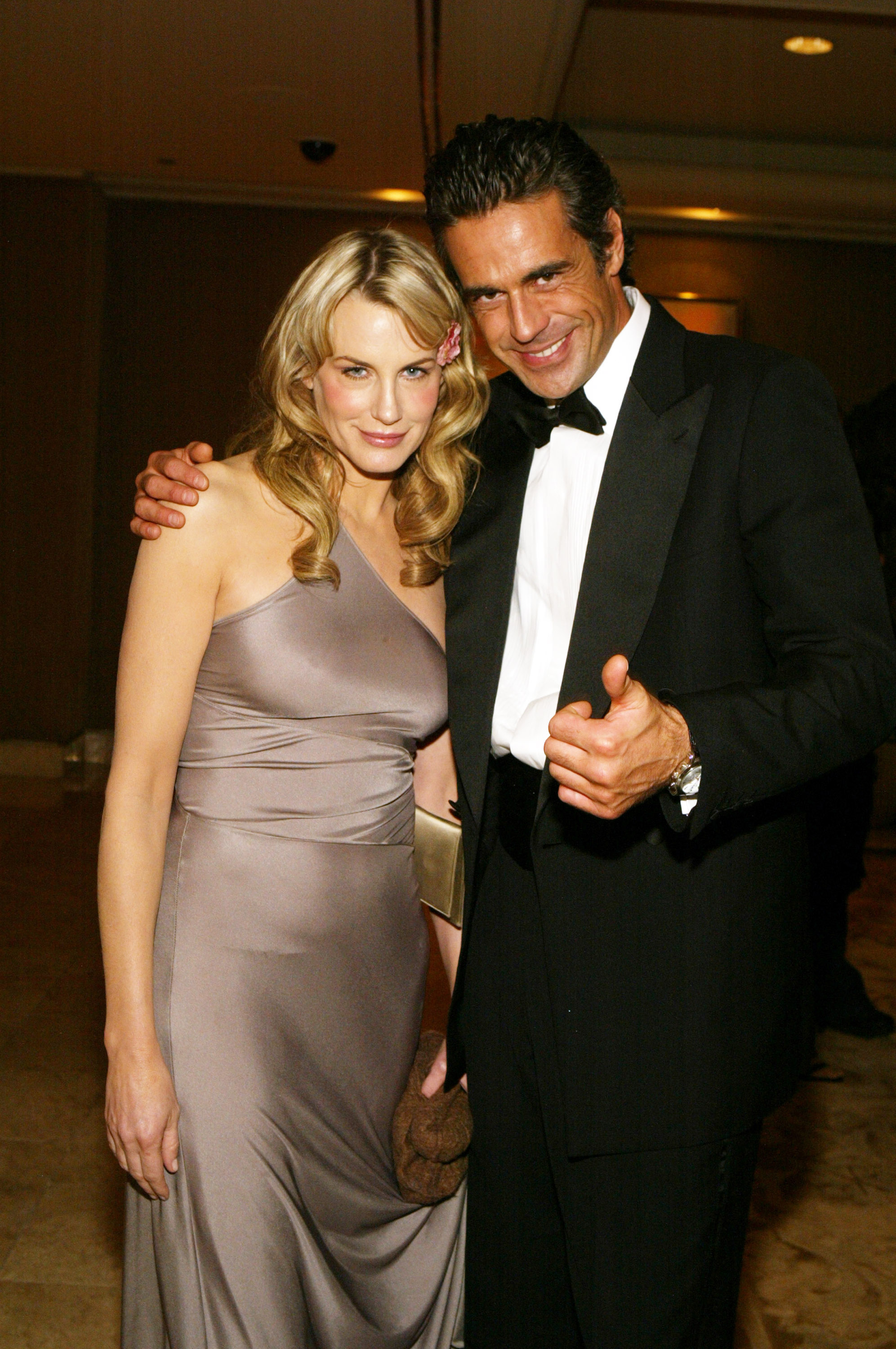 Daryl Hannah and Eduardo Costa attend a gala event in Los Angeles. Years later, Hannah spoke publicly about experiences she said she had with Harvey Weinstein. | Source: Getty Images
