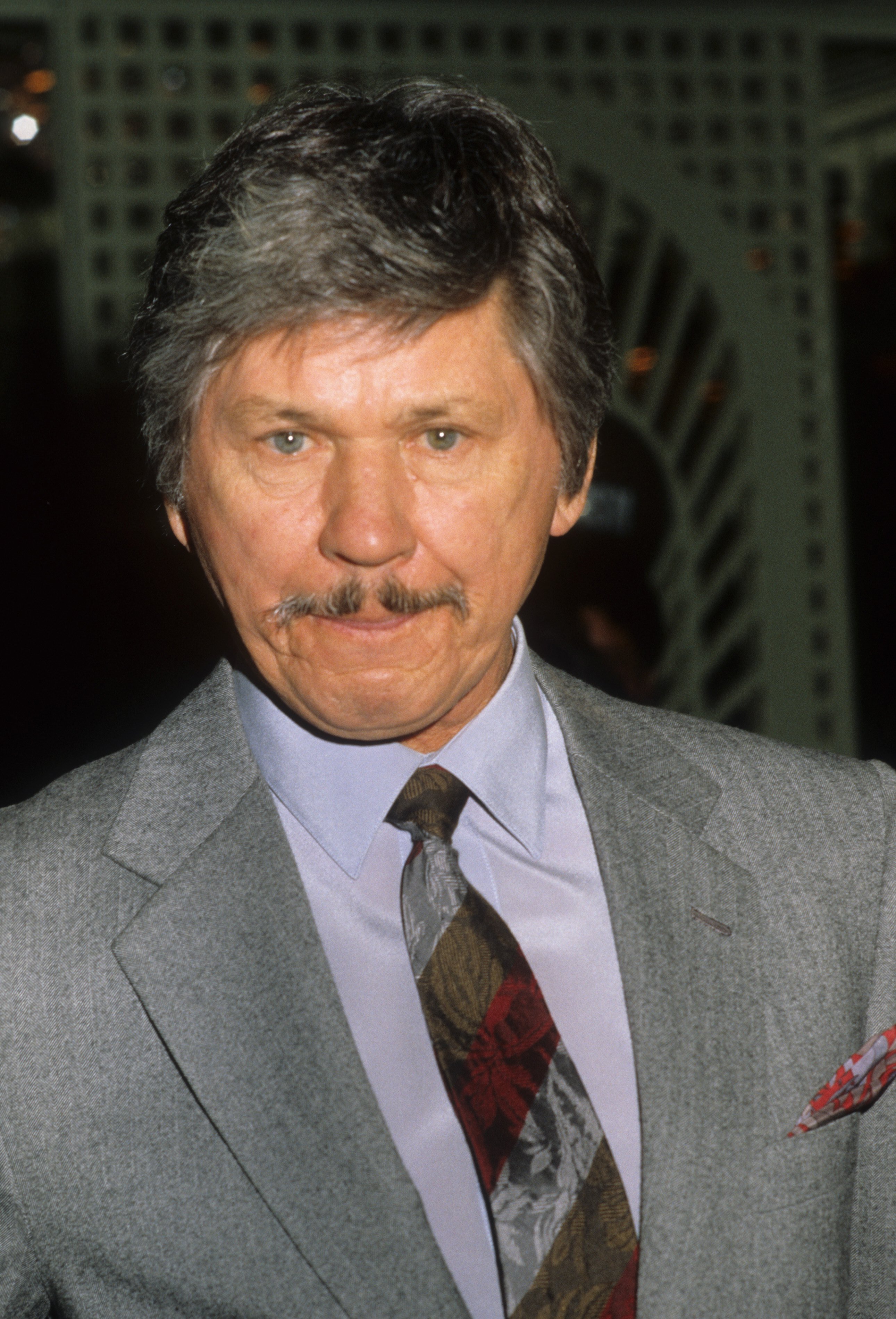 Charles Bronson posing for a portrait in 1985 in Los Angeles, California. / Source: Getty Images