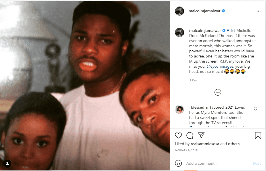 Image of Malcolm-Jamal Warner, Conrad McKethan and Michelle Thomas on Instagram | Photo: Images/malcolmjamalwar