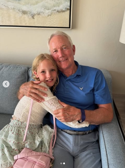 James Van Der Beek's father embraces his granddaughter in a birthday tribute shared on January 26, 2026, marking the special day they share. | Source: Instagram/vanderjames