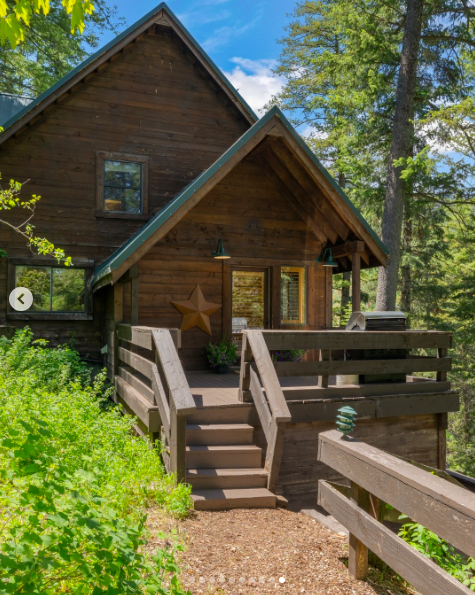 A view of the back of Sibylle Szaggars Redford's Utah home, posted on July 6, 2024 | Source: Instagram/windermere