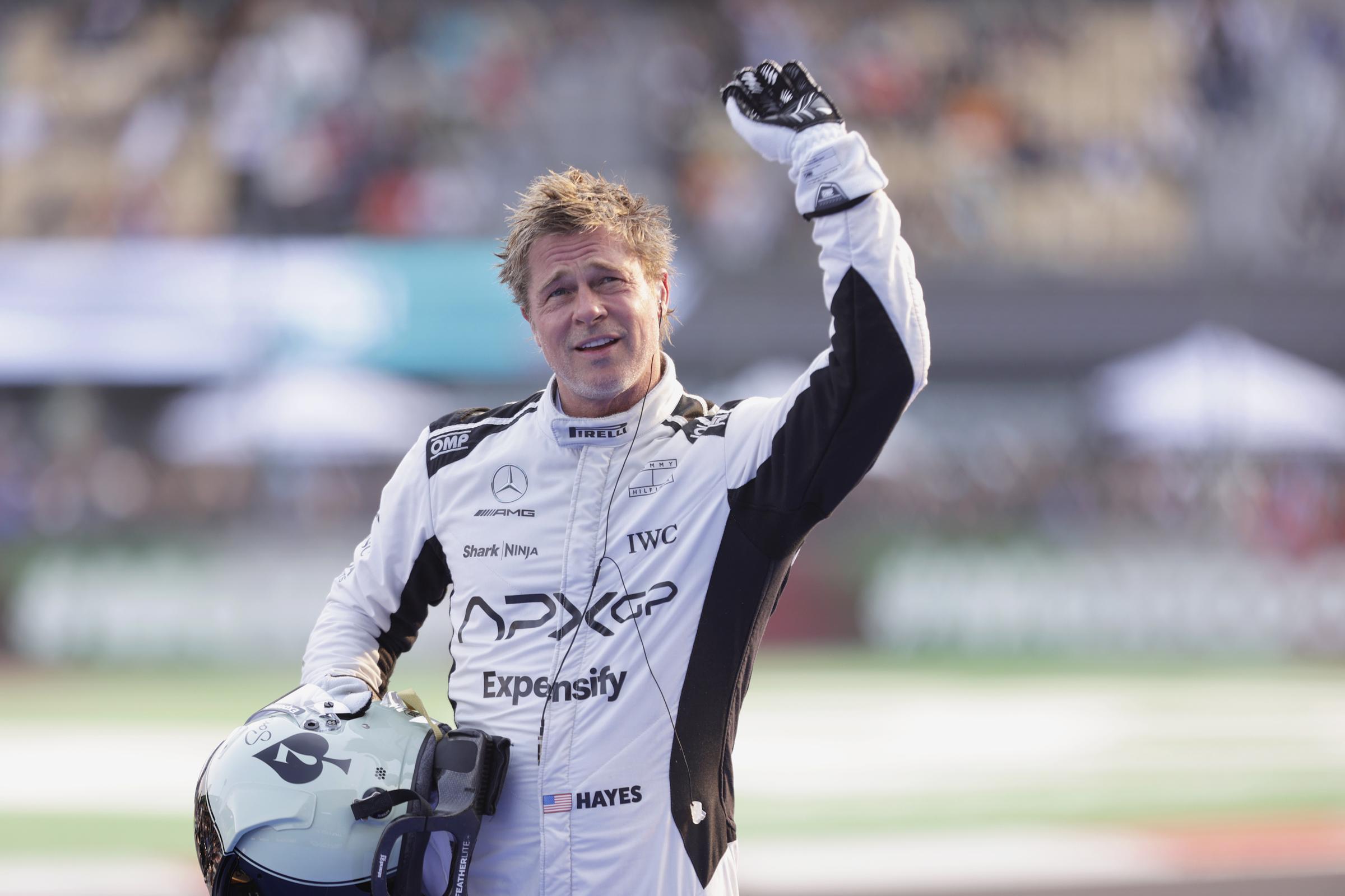 Brad Pitt at the Mexico City Grand Prix Qualifying event at the Autodromo Hnos in Mexico, on October 26, 2024 | Source: Getty Images