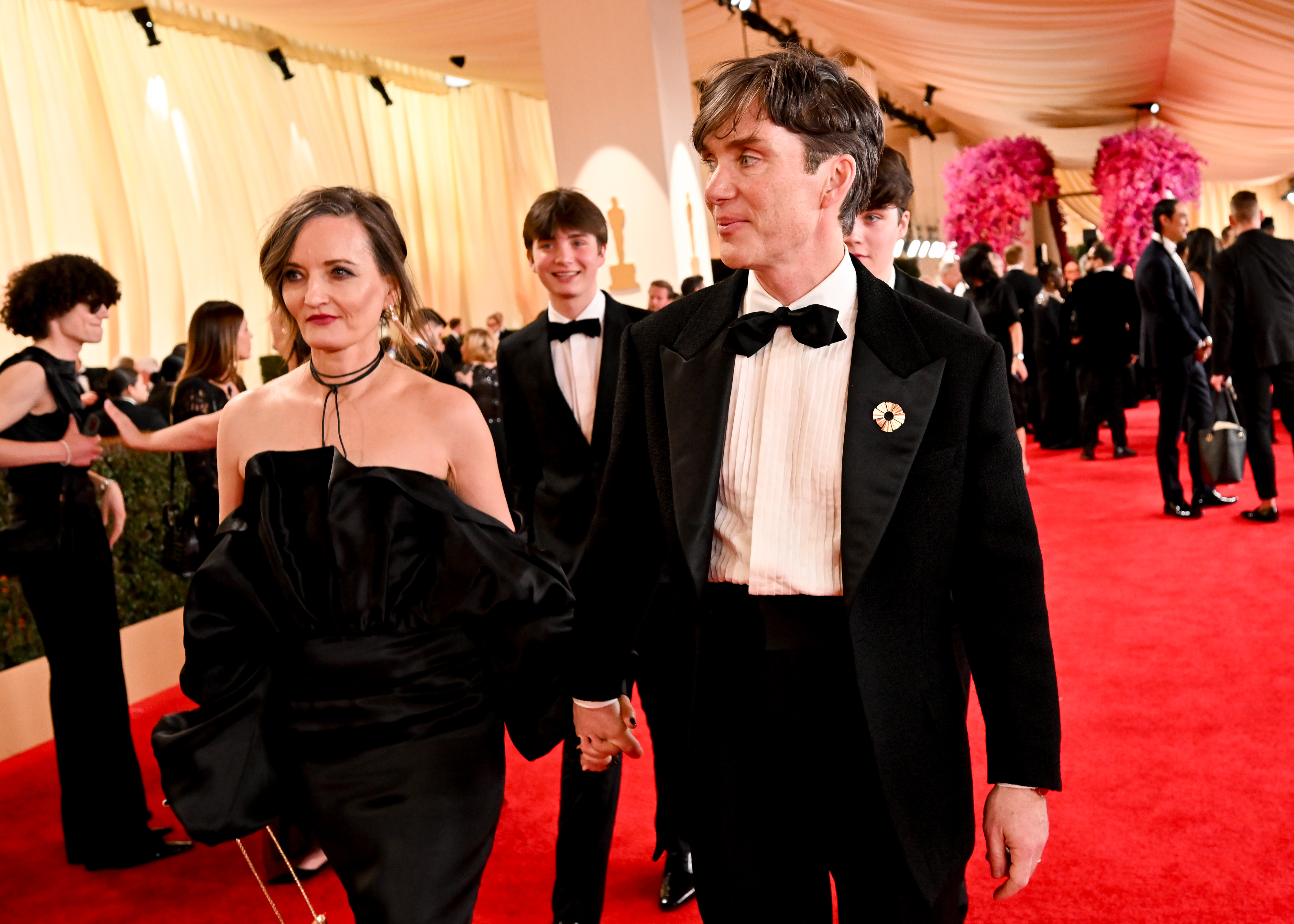 Yvonne McGuinness and Cillian Murphy at the 96th Annual Oscars in Los Angeles, California on March 10, 2024 | Source: Getty Images