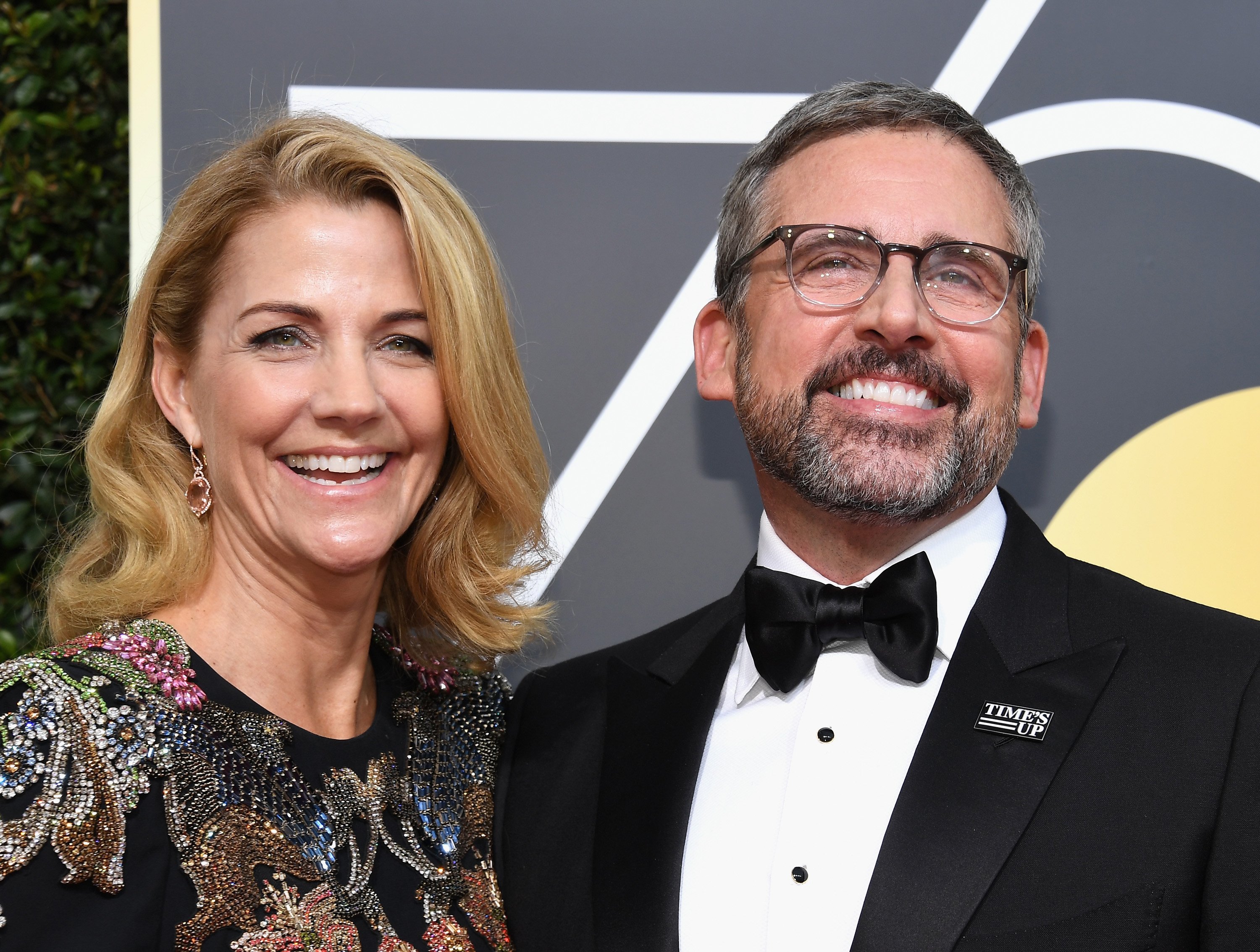 Nancy Carell and Steve Carell arrive to the 75th Annual Golden Globe Awards held at the Beverly Hilton Hotel on January 7, 2018. | Photo: GettyImages