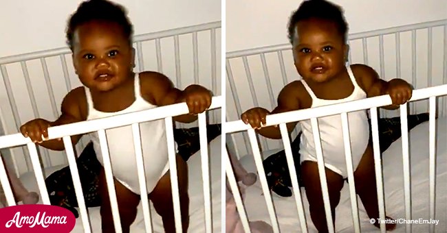 Adorable Baby Caught On Camera By Her Mom Dancing To Lullaby Instead Of 