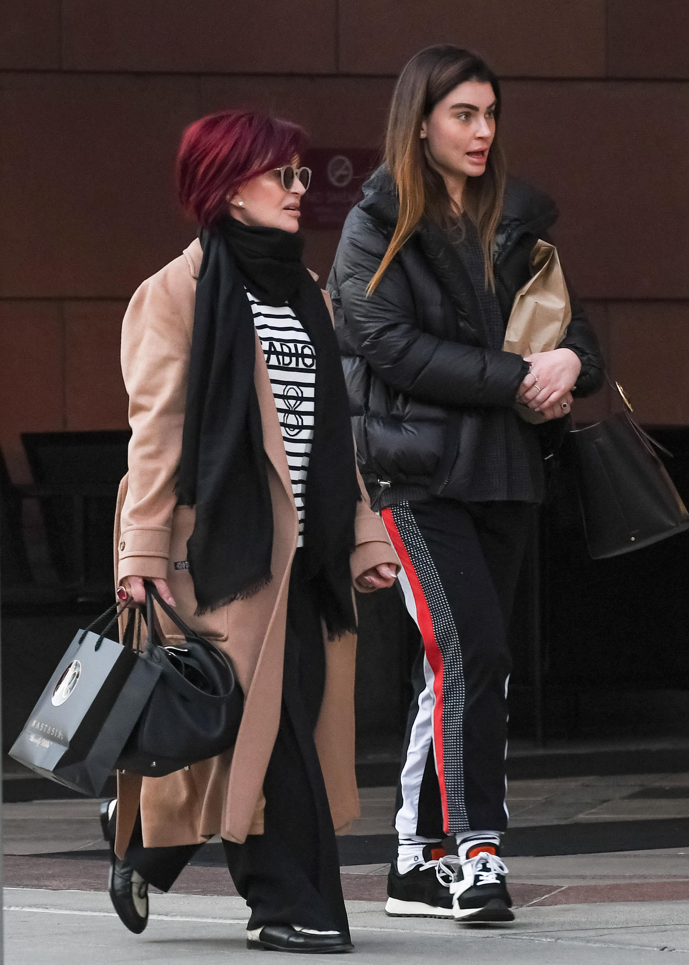 Sharon and Aimee Osbourne seen on January 8, 2020 in Los Angeles, California | Source: Getty Images