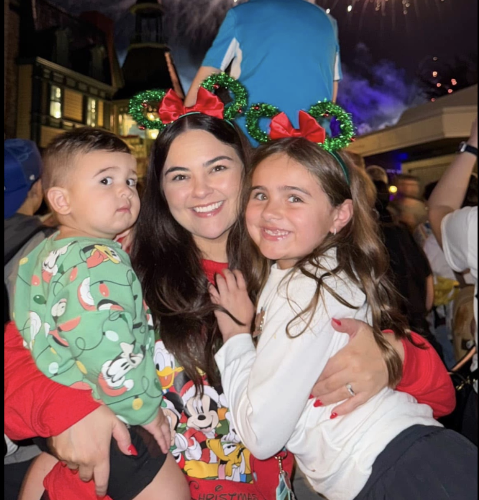 Brittne Largent with her children, dated December 28, 2024 | Source: TikTok/@brittnelargent