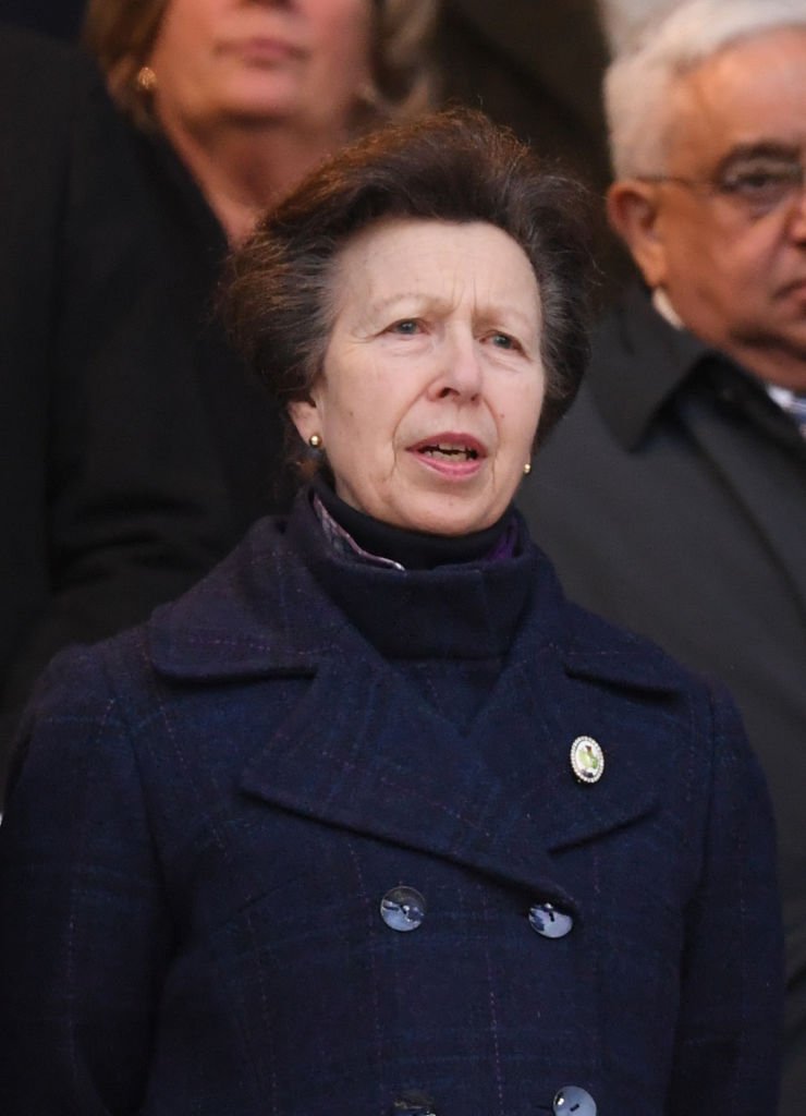 Princess Anne in the stands prior to the Guinness Six Nations match between England and Scotland at Twickenham Stadium on March 16, 2019 | Photo: Getty Images