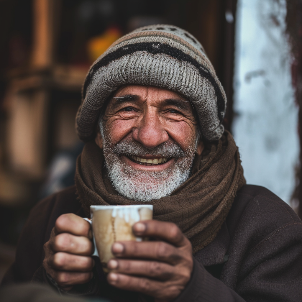 A close-up of a smiling man | Source: Midjourney