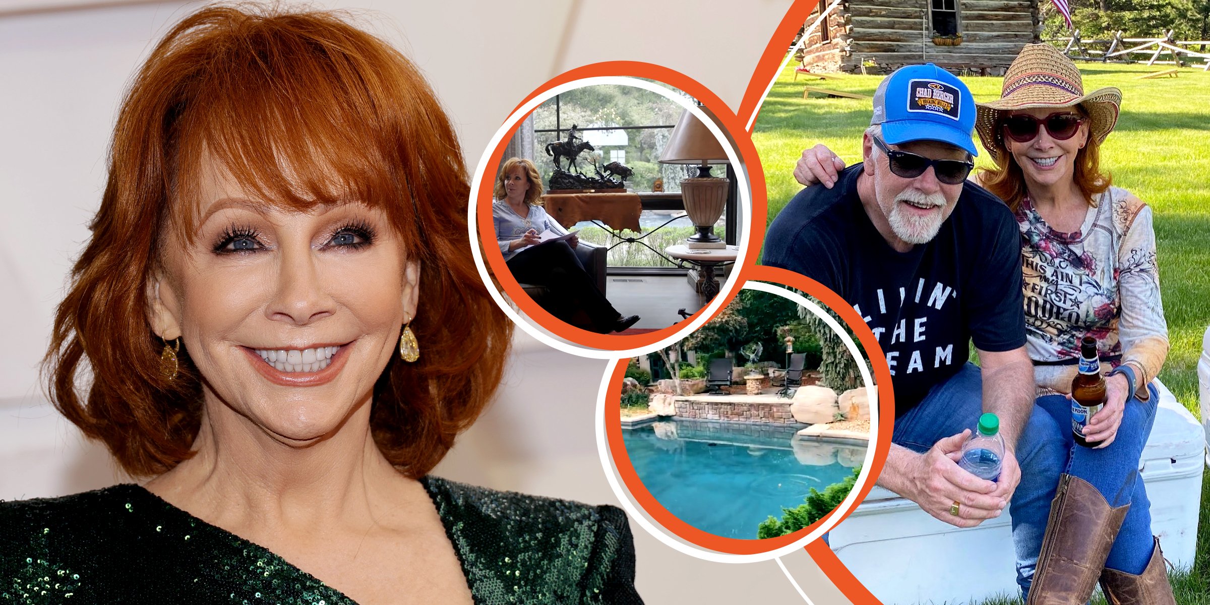 Reba McEntire | Rex Linn and Reba McEntire | Reba Mcentire | Reba McEntire's house | Source: Getty Images | www.instagram.com/rexlinn13 | www.youtube.com/channel/UCGXGYb_04vkGQ9_7HXTywsw | www.tiktok.com/@reba