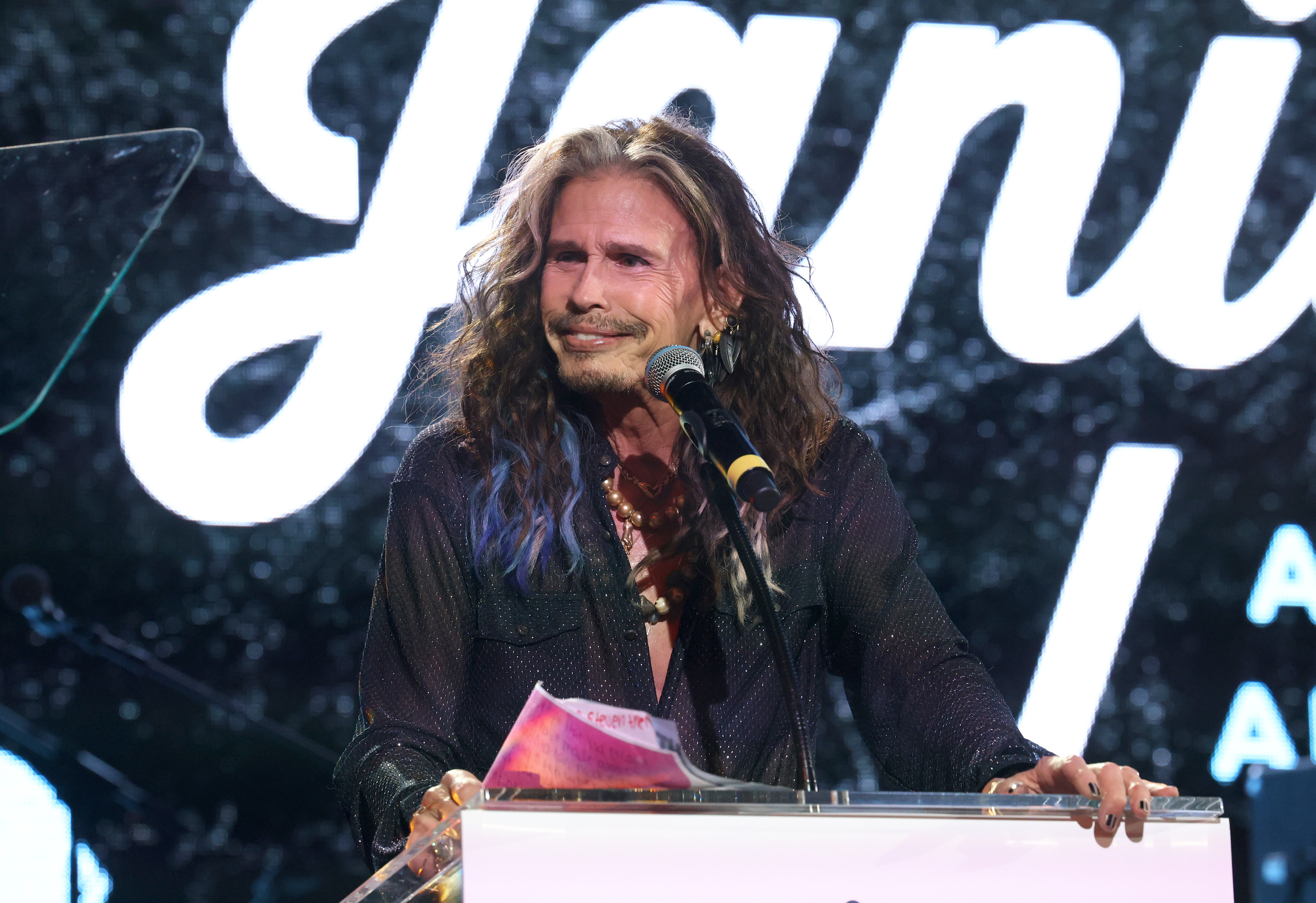Steven Tyler on February 4, 2024 in Los Angeles, California | Source: Getty Images