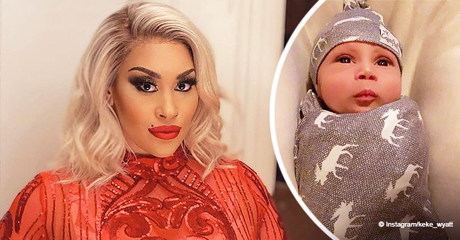 Keke Wyatt Shares New Photo of Her Baby Son Ke'Riah Darring with His ...