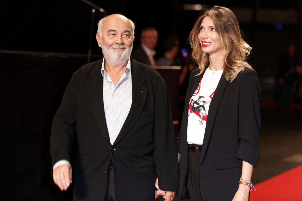 Gérard Jugnot (L) et son épouse Patricia Campi assistent à la cérémonie d'ouverture du 9e Festival du film Lumière In Lyon, le 14 octobre 2017 à Lyon, en France. | Photo : Getty Images
