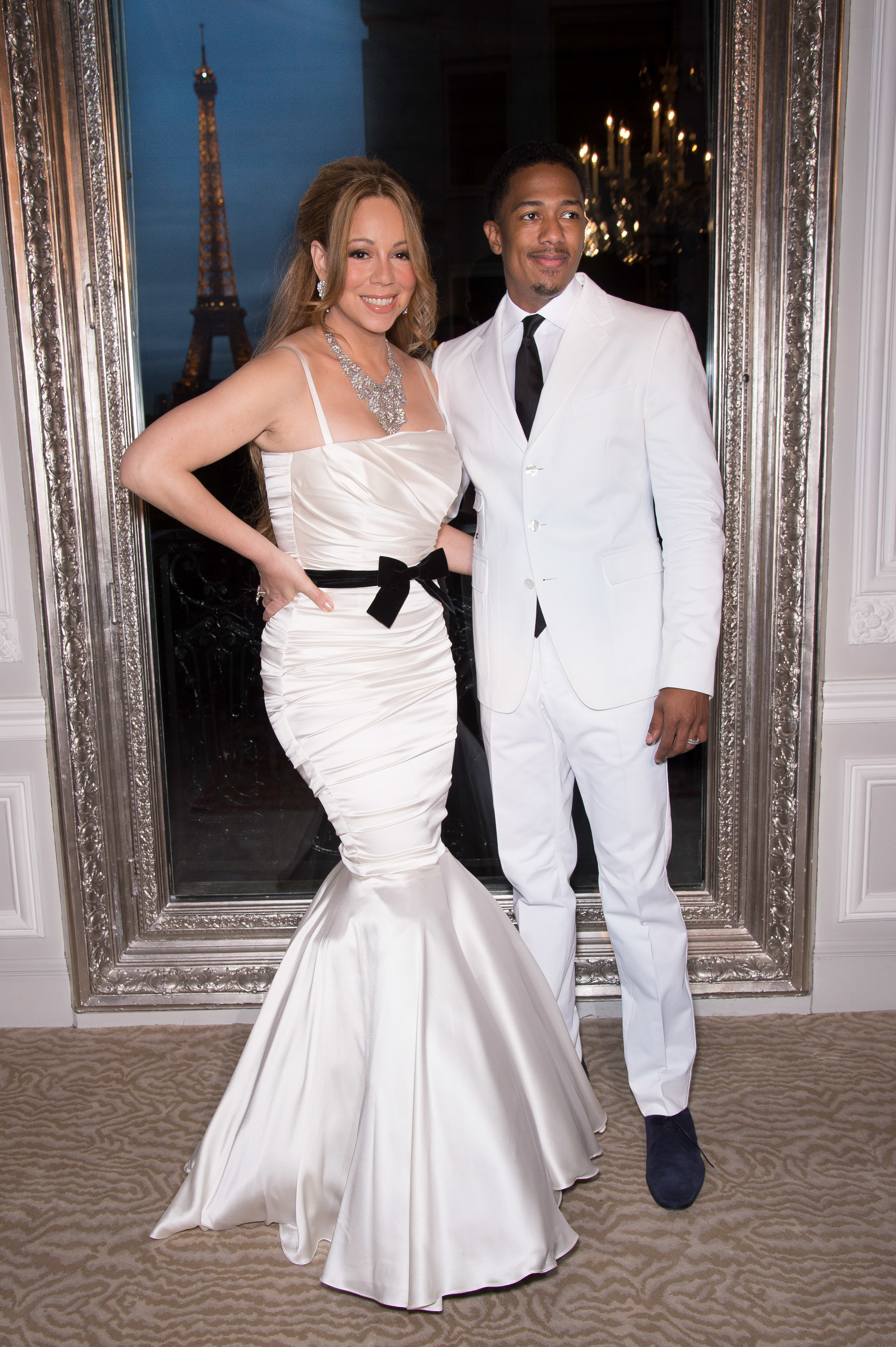 Mariah Carey and Nick Cannon in  Paris in 2012 | Source: Getty Images