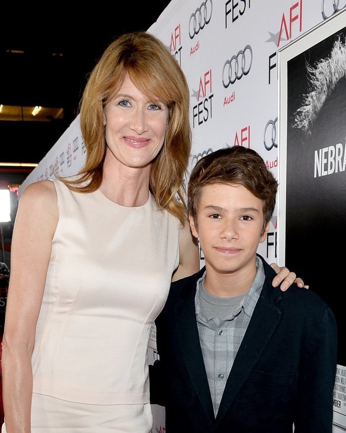 Laura Dern and son I Image: Getty Images