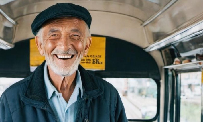 An elderly gentleman adds his approval to the karmic lesson | Source: Midjourney