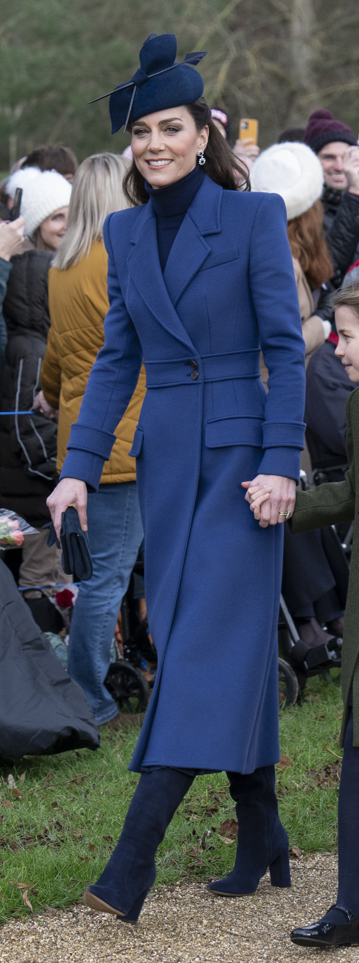 Catherine, Princess of Wales at the Christmas Day service at St. Mary Magdalene Church on December 25, 2023 in Sandringham, Norfolk | Source: Getty Images