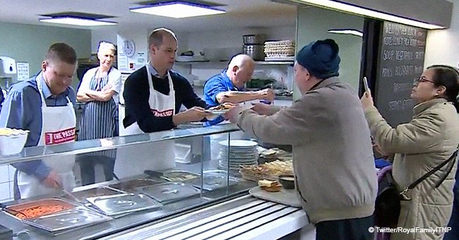 Prince William cooks lunch for the homeless in continuation of Princess Diana’s legacy