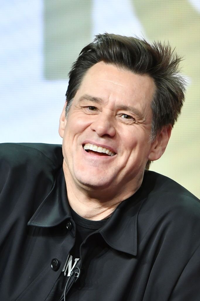 Jim Carrey of "Kidding" speaks during the Showtime segment of the 2019 Summer TCA Press Tour. | Source: Getty Images