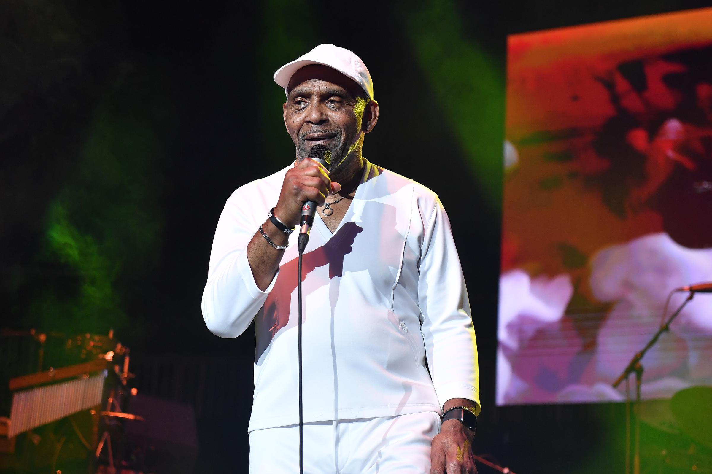 Frankie Beverly of Maze performs onstage during the Frankie Beverly and Maze Farewell Tour in Atlanta, Georgia, on March 22, 2024 | Source: Getty Images