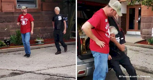 Army veteran reduced to tears by incredible act of kindness