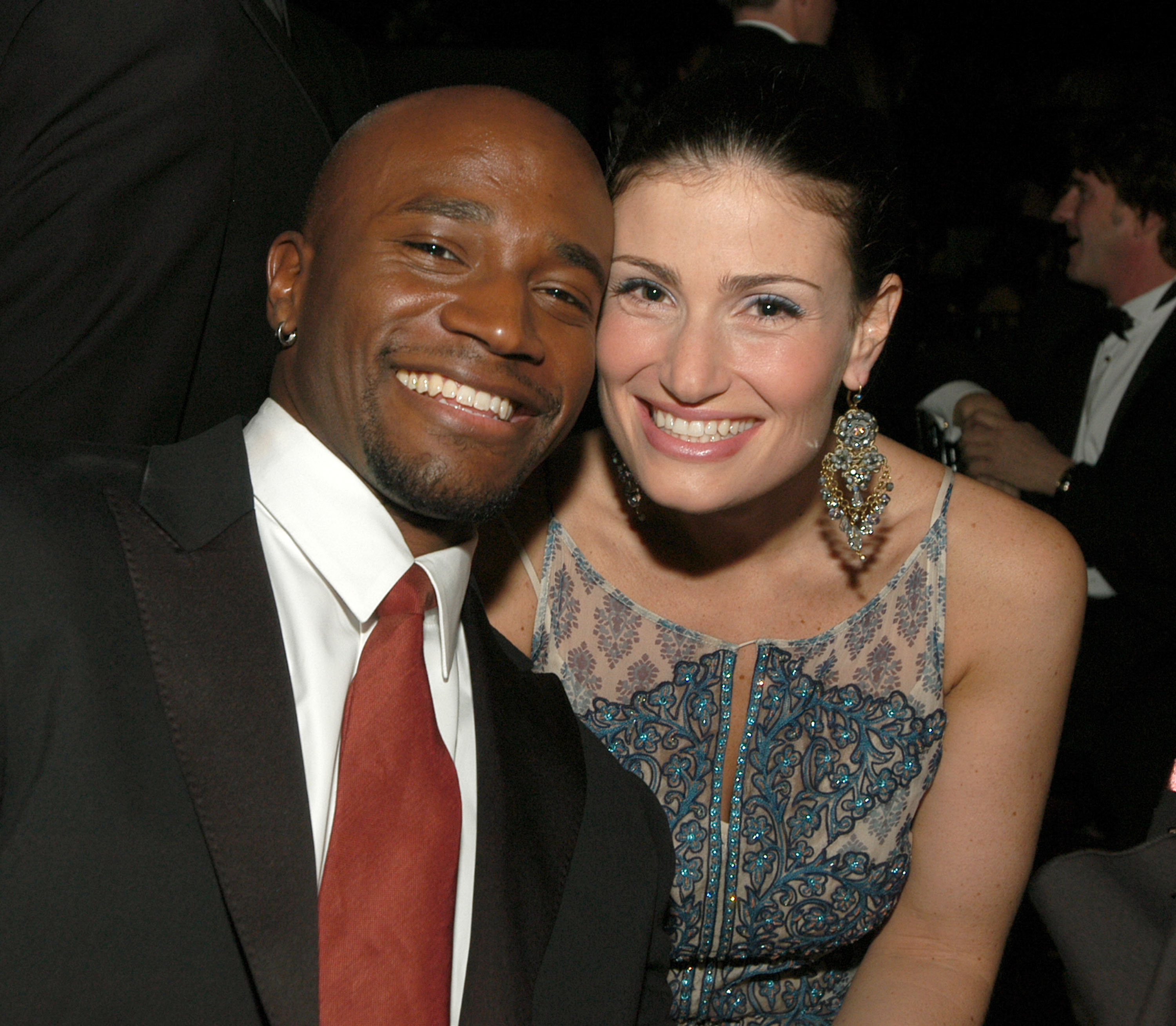 Taye Diggs and Idina Menzel pictured on March 9, 2003 | Source: Getty Images