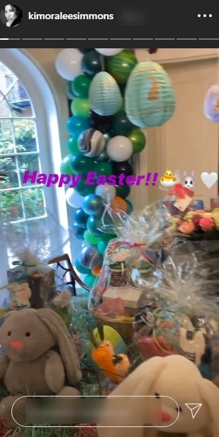 Image of Kimora Lee's home decoration for Easter celebration | Photo: Instagram/Kimoraleesimmons