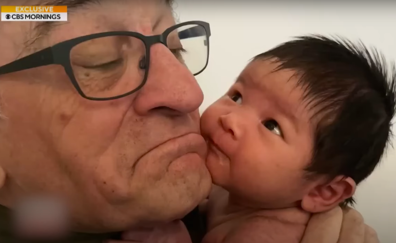 Robert De Niro and Gia Virginia Chen De Niro sharing a sweet father-daughter moment posted on January 18, 2024 | Source: YouTube/AARP