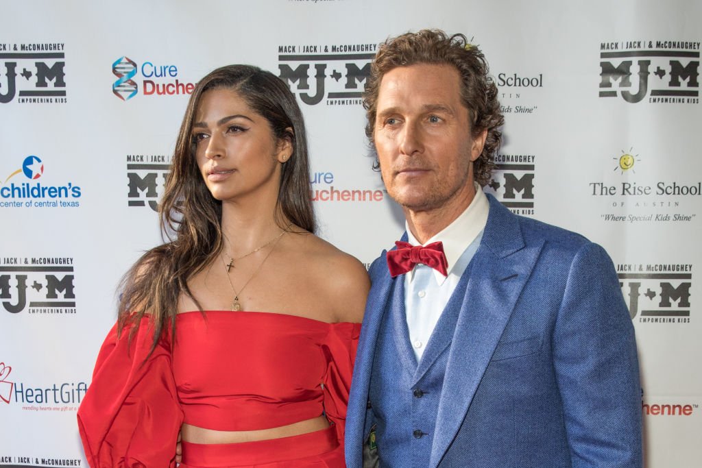 Camila Alves and Matthew McConaughey arrive at the Mack, Jack & McConaughey charity gala at ACL Live on April 25, 2019 | Source: Getty Images