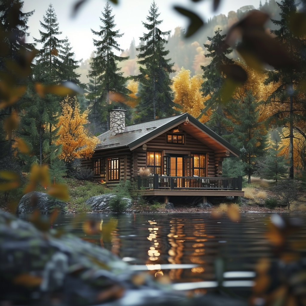 A cabin in the woods | Source: Midjourney