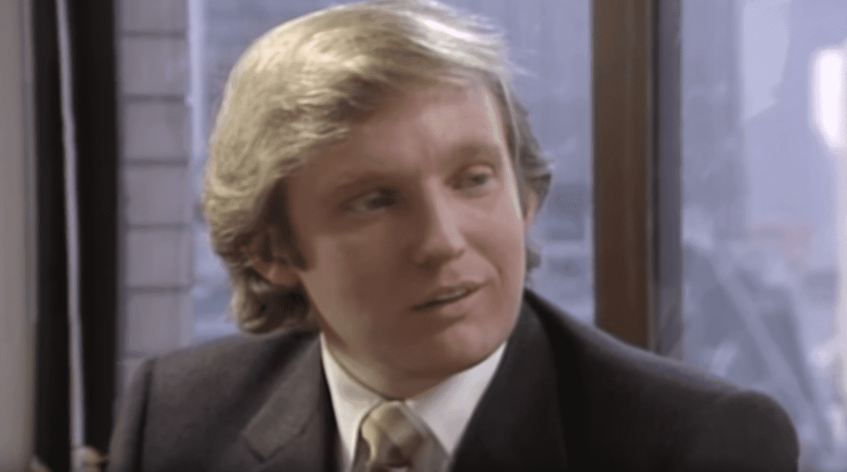 Donald Trump in one of his first TV interviews. I Image: YouTube/CNN.