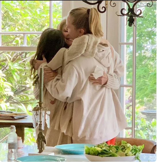 Christie Brinkley with her daughters on Mother's Day as seen in a post dated May 23, 2024 | Source: Instagram/christiebrinkley