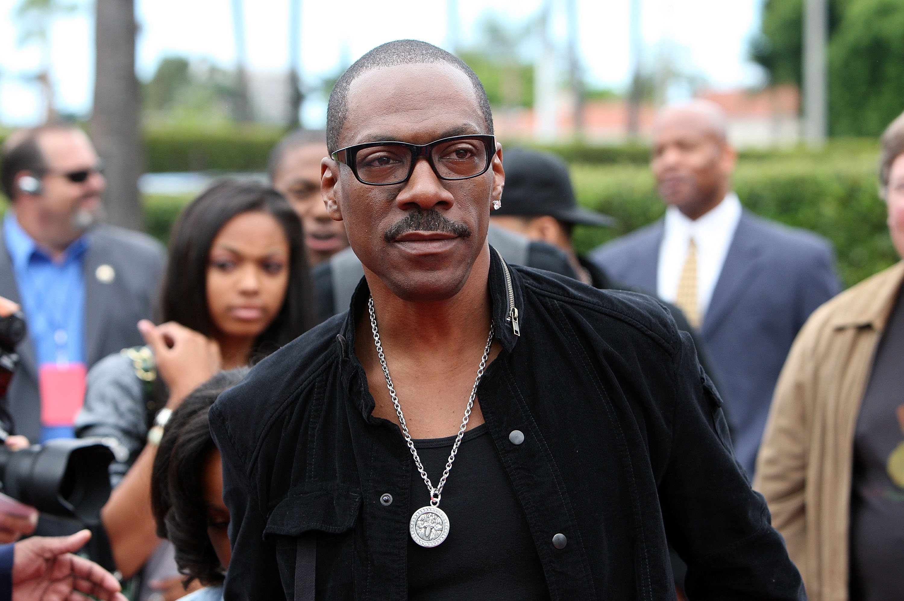  Eddie Murphy arrives at the Premiere Of Paramount Pictures & Nickelodeon's "Imagine That" at Paramount Theater on the Paramount Studios lot on June 6, 2009, in Los Angeles, California. | Source: Getty Images.