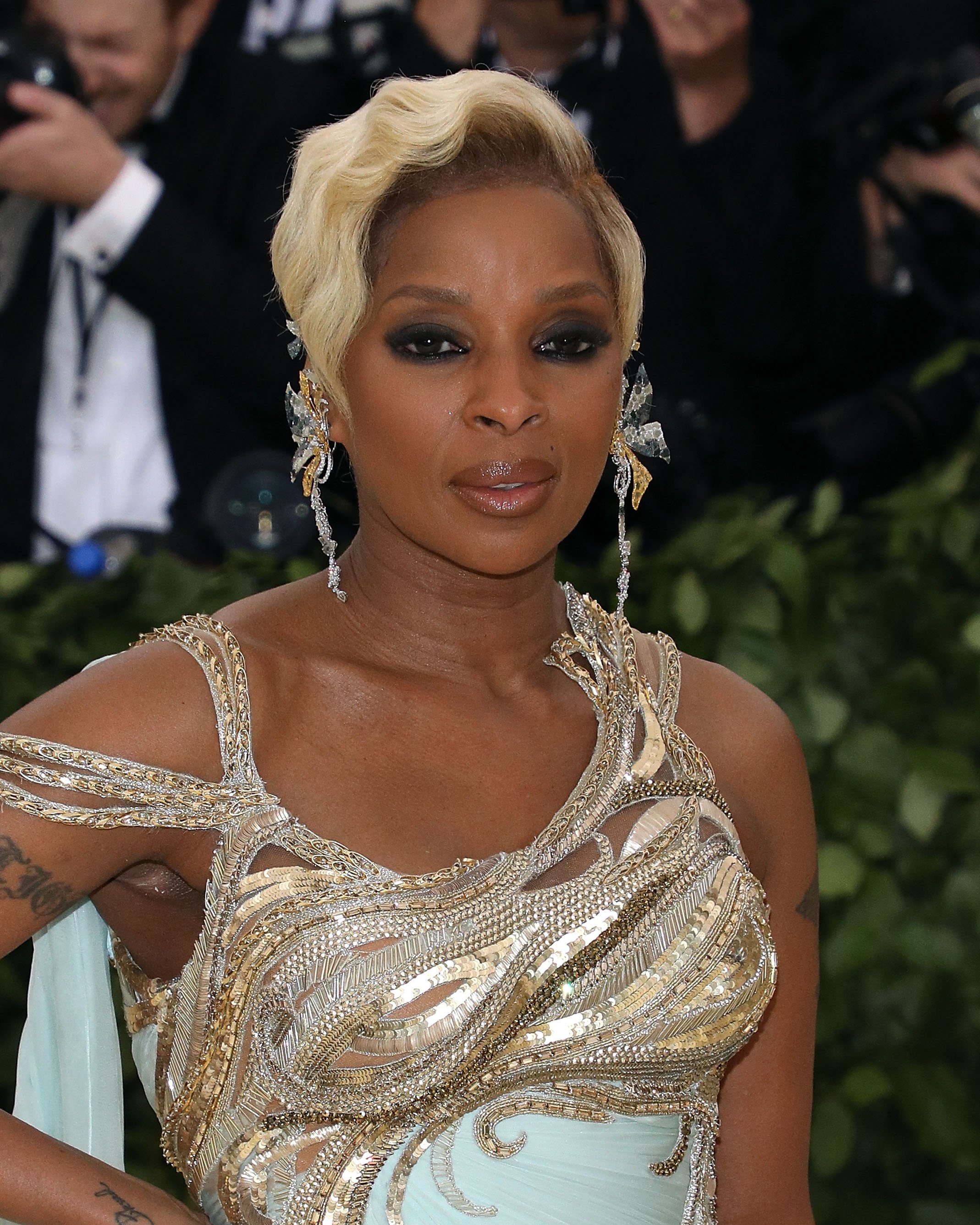 Mary J. Blige at the 2018 Costume Institute Benefit at Metropolitan Museum of Art on May 7, 2018 in New York City. | Source: Getty Images