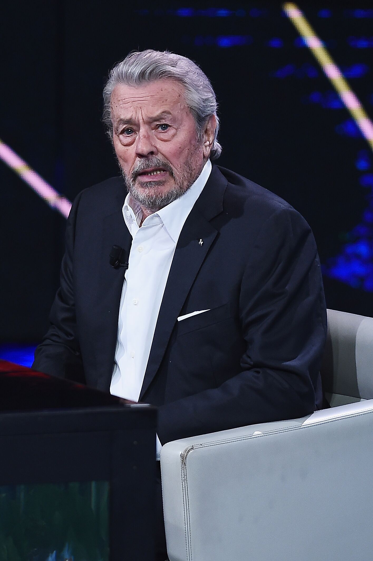 L'acteur Alain Delon assiste à l'émission Che Tempo Che Fa' le 25 mars 2018 à Milan, en Italie. | Photo : GettyImage