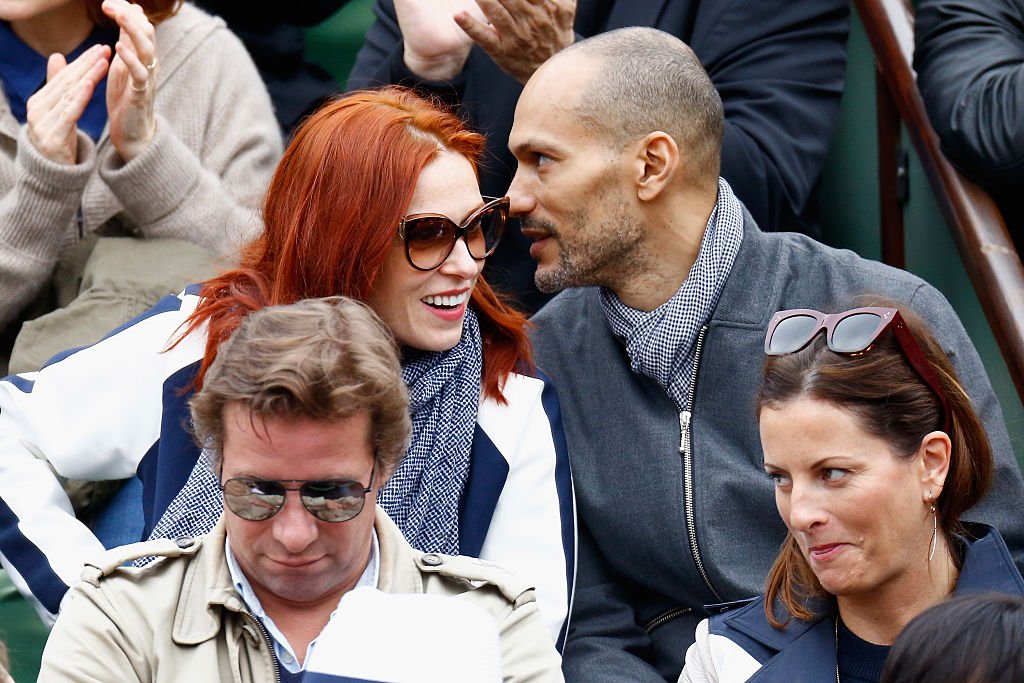 L'actrice française Audrey Fleurot et son compagnon Djibril assistent à l'Open de Tennis de France Quatorze journée à Roland Garros le 4 juin 2016 à Paris, France. | Photo : Getty Images