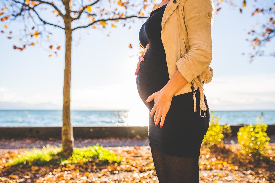 Mujer embarazada tocando su vientre. | Foto: Pixabay