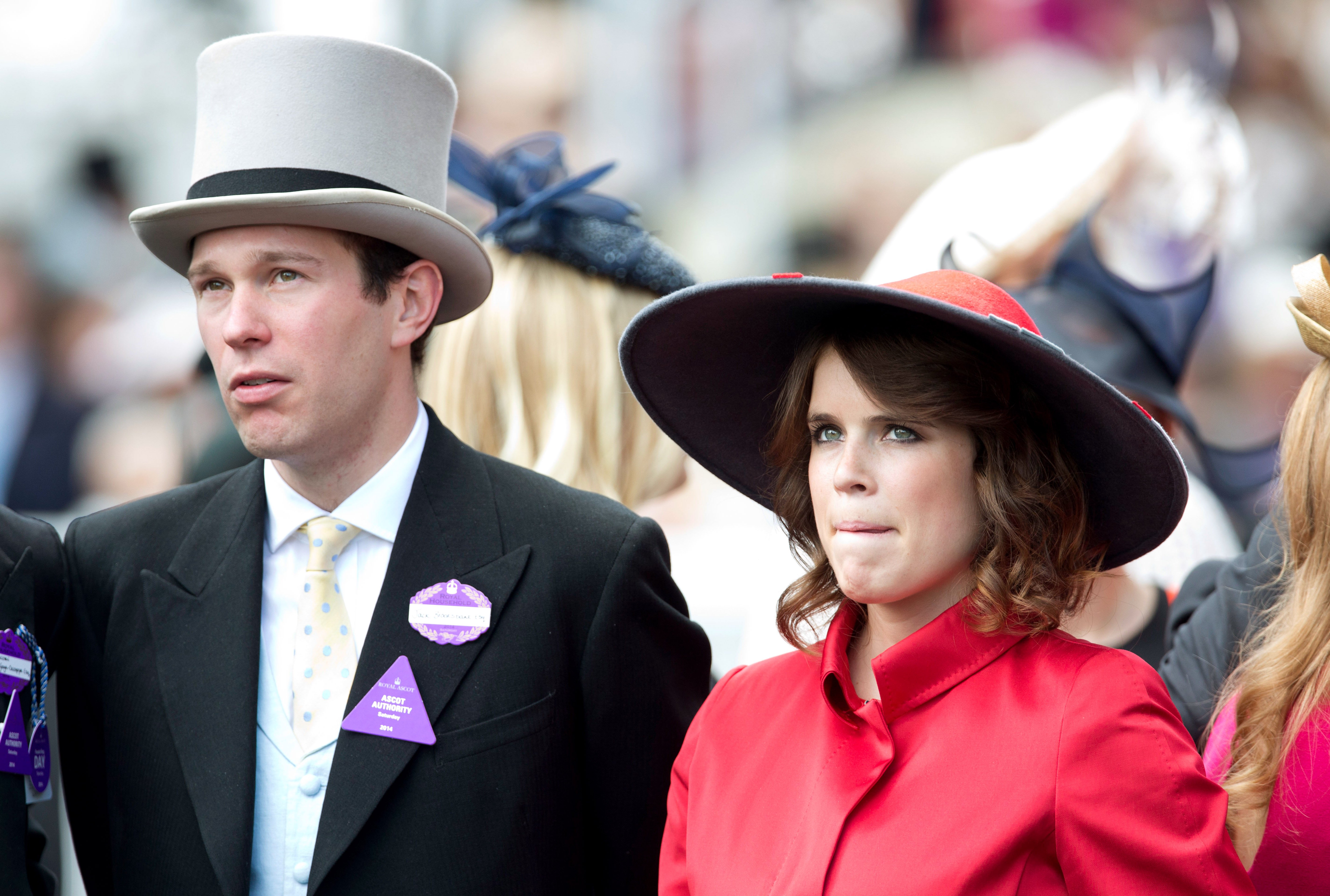 Jack Brooksbank and Princess Eugenie attend Day 5 of Royal Ascot at Ascot Racecourse on June 21, 2014 in Ascot, England. | Source: Getty Images