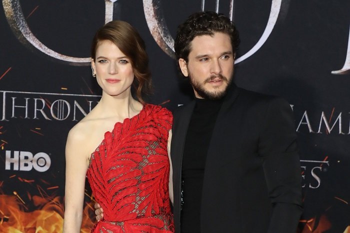 Kit Harington and Rose Leslie (Jon Snow and Ygritte in Game of Thrones) l Picture: Getty Images