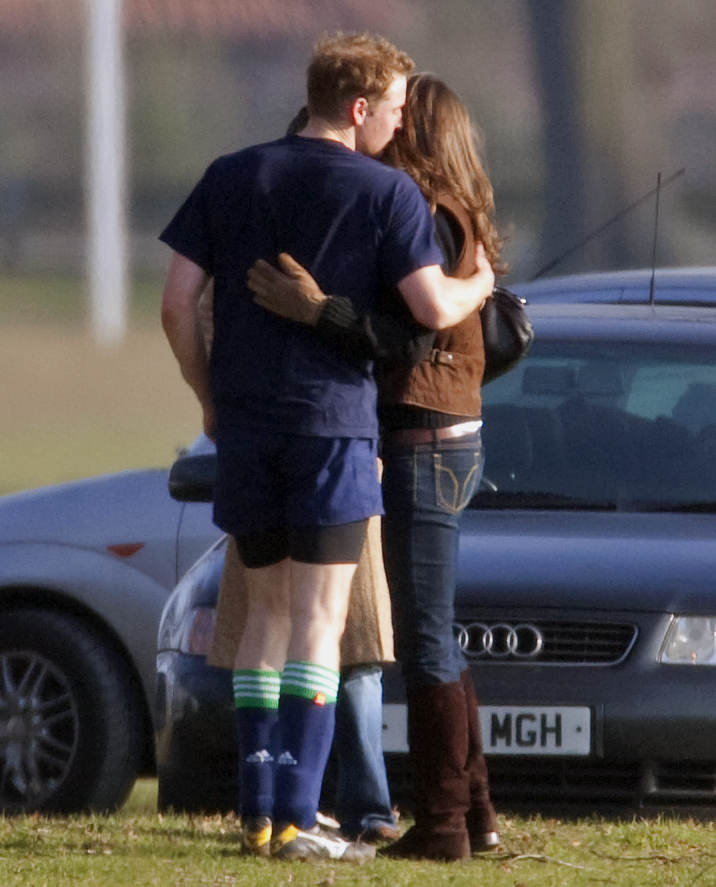 Prince William and Kate Middleton photographed on March 18, 2006, in Eton, England. | Source: Getty Images