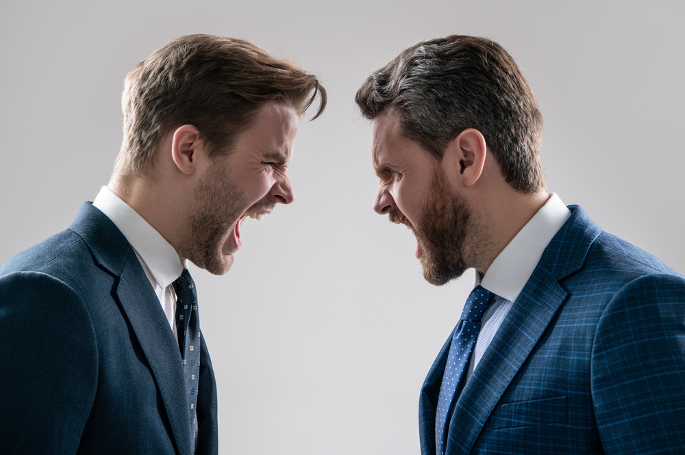 2 angry men | Shutterstock