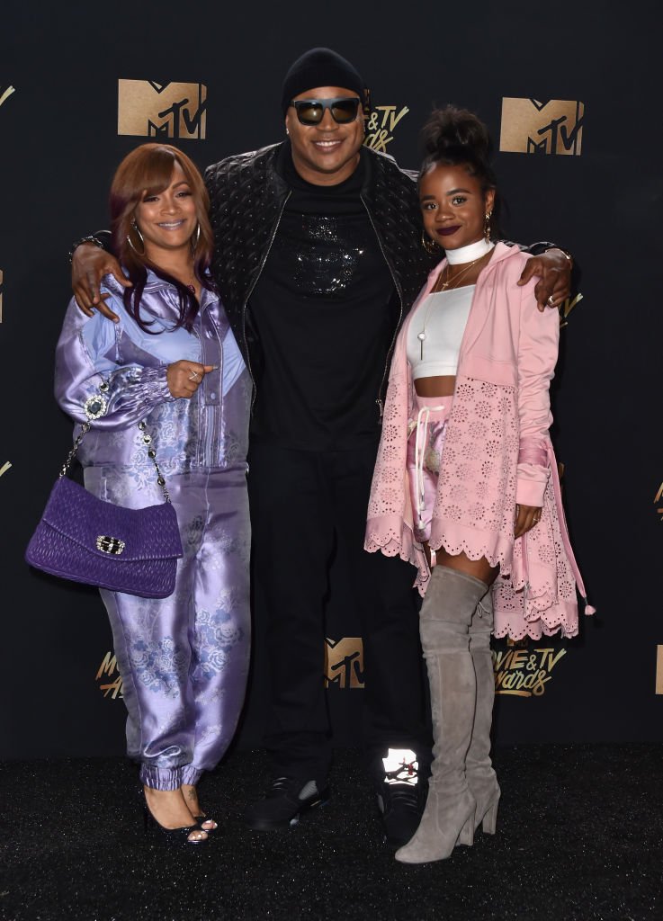 Simone Smith, LL Cool J, and Nina Simone Smith on May 7, 2017 in Los Angeles, California | Source: Getty Images