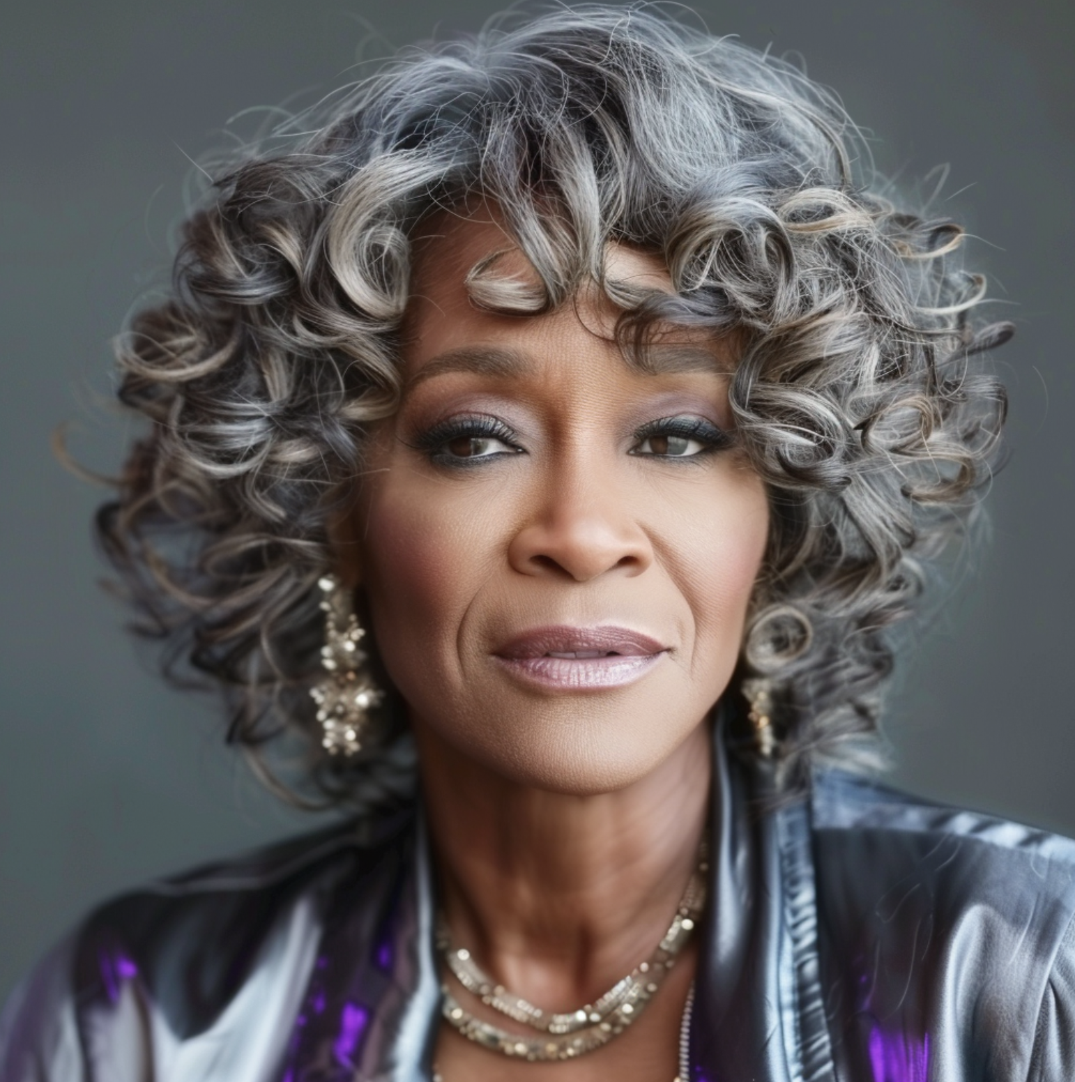 AI image of Whitney Houston in old age | Source: Midjourney