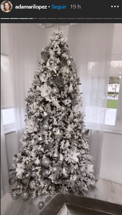 Árbol de Navidad 2020 de Adamari López. | Foto: Instagram/adamarilopez