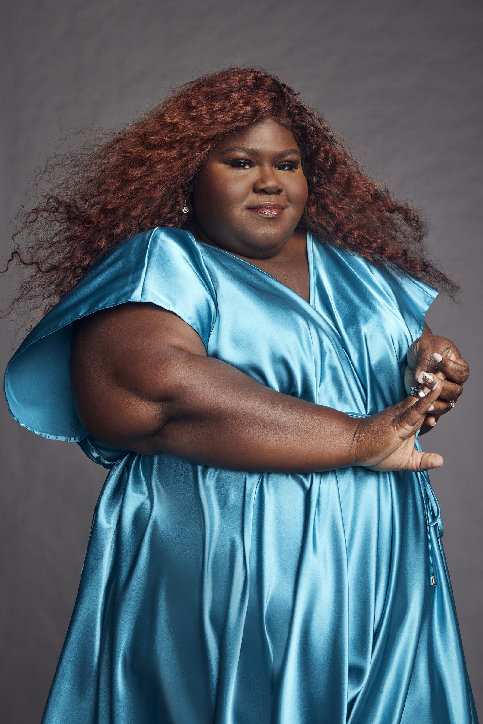 Gabourey Sidibe poses on December 14, 2022 | Source: Getty Images