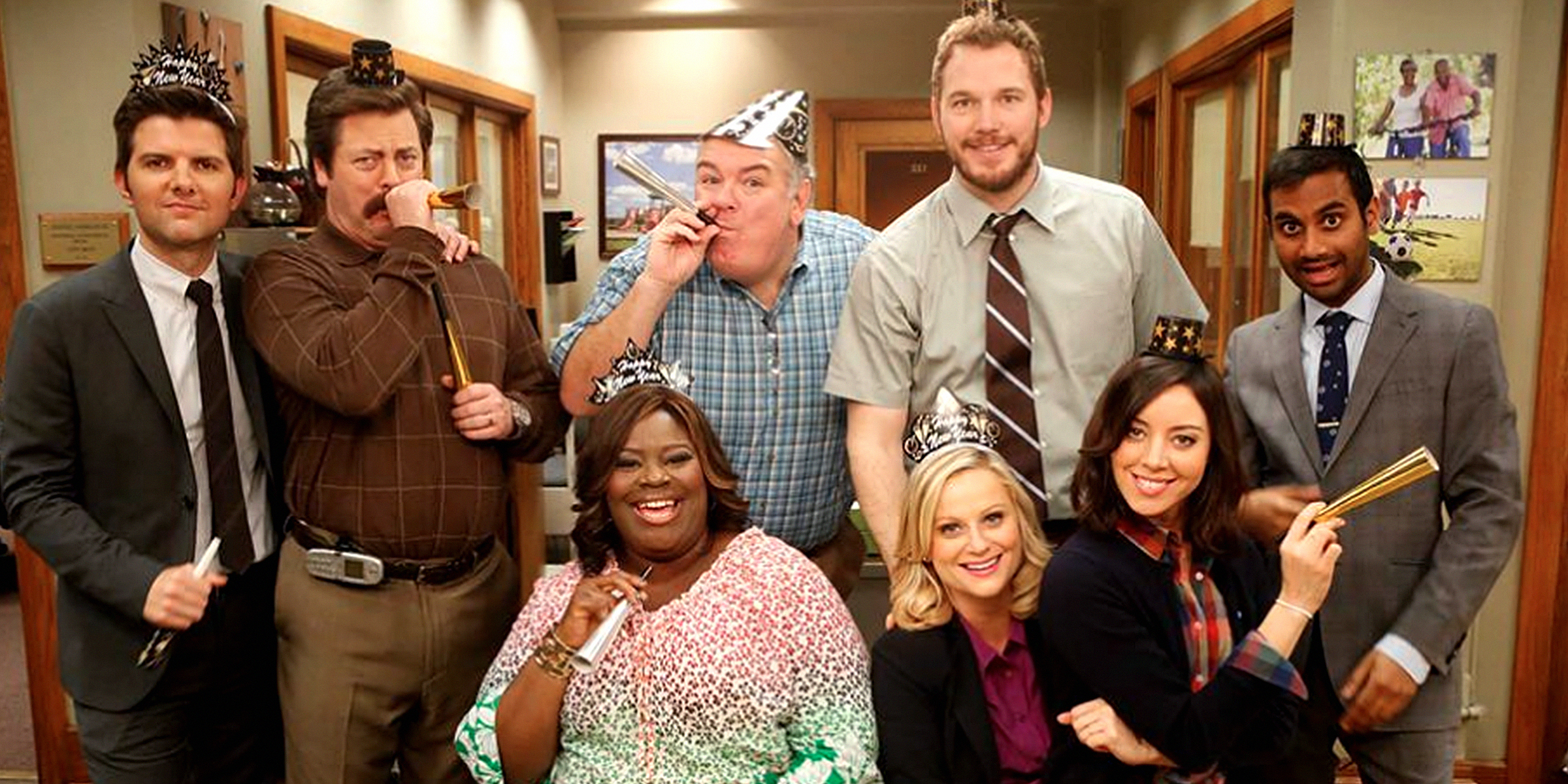 The cast of the show "Parks and Recreation" | Source: Facebook/parksandrecreation