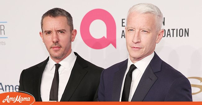 Benjamin Maisani (L) and Journalist Anderson Cooper (R) attend Elton John AIDS Foundation's 14th Annual An Enduring Vision Benefit at Cipriani Wall Street on November 2, 2015 in New York City. | Photo: Getty Images